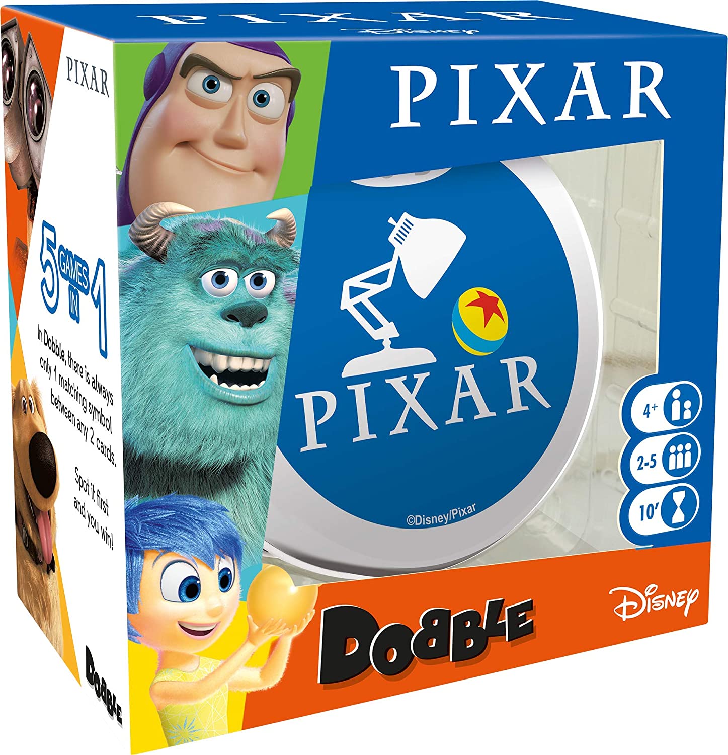 SPOT IT! / DOBBLE - PIXAR - WiredVillage Games - Wiredvillage Games